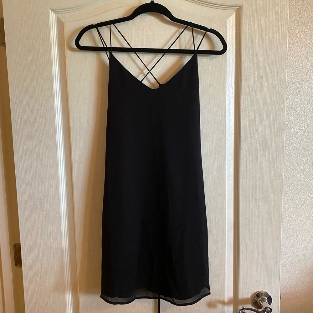 Naked Zebra | strappy mini dress NWT size medium 🖤
